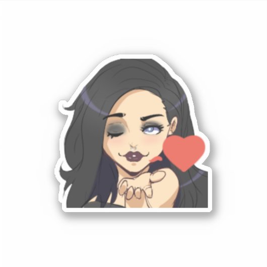 Sticker Kiss (Devant)