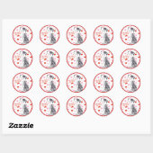 Sticker Kiss de Great Dane Mantle UC (Feuille)