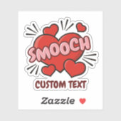 Sticker Kissing Comic Sound Effect (Feuille)