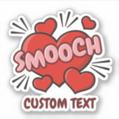 Sticker Kissing Comic Sound Effect (Devant)