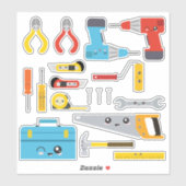 Sticker Kit d'outils pour enfants (Feuille)