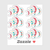 Sticker Kitesurf (Feuille)