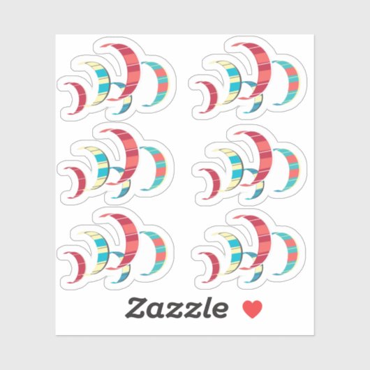 Sticker Kitesurf (Feuille)