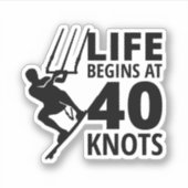 Sticker Kitesurf Kiteboarding Kite équitation Sports éolie (Devant)