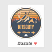 Sticker Kitscoty (Alberta) (Feuille)