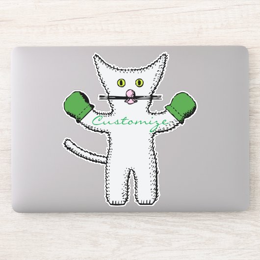 Sticker Kitten en boîte avec Mittens Thunder_Cove (Ordinateur)