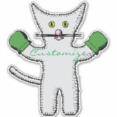 Sticker Kitten en boîte avec Mittens Thunder_Cove (Devant)