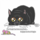 Sticker Kitty Butt Wiggle (Devant)