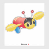 Sticker Kiwi Buzzy Bee (Feuille)