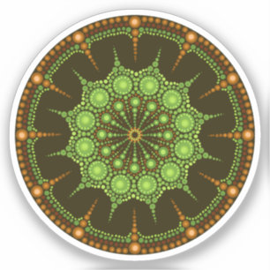 Sticker Kiwi Mandala