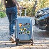 Sticker Kiwiana New Zealand Set 4 (Valise Insitu)