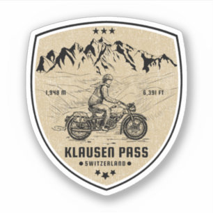 Sticker Klausen Pass VTT suisse