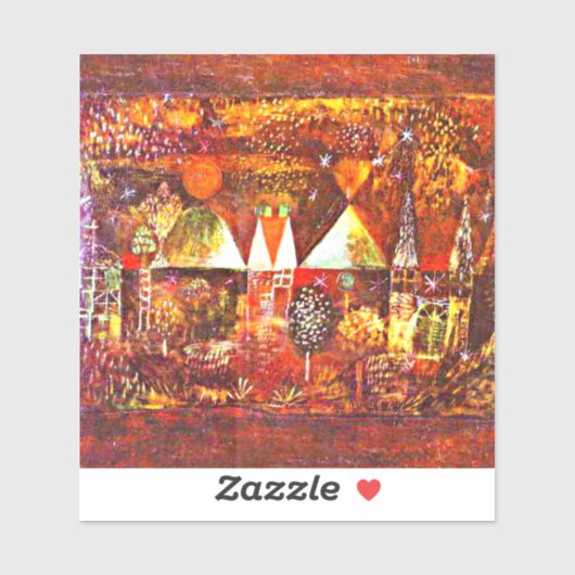 Sticker Klee - Festivité Nocturne (Feuille)