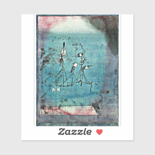 Sticker Klee - Machine Twitter (Feuille)