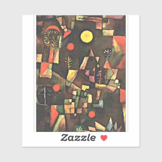 Sticker Klee - Pleine lune (Feuille)