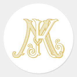 Sticker KM Monogram of MK Monogram
