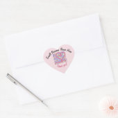 Sticker Knit Yarn Heart Merci pour petites entrepr (Enveloppe)