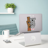 Sticker Koala Bear Escalade Tree Thunder_Cove (Ordinateur portable sur le bureau)