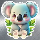 Sticker Koala Bear, mignonne faune nature animal Graphisme