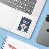 Sticker Koala Christmas Snow Winter Animaux Koalas (Ordinateur portable avec iPhone)