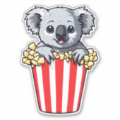 Sticker Koalaty Popcorn (Devant)