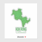 Sticker Koh Rong Cambodge (Feuille)