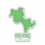 Sticker Koh Rong Cambodge (Devant)