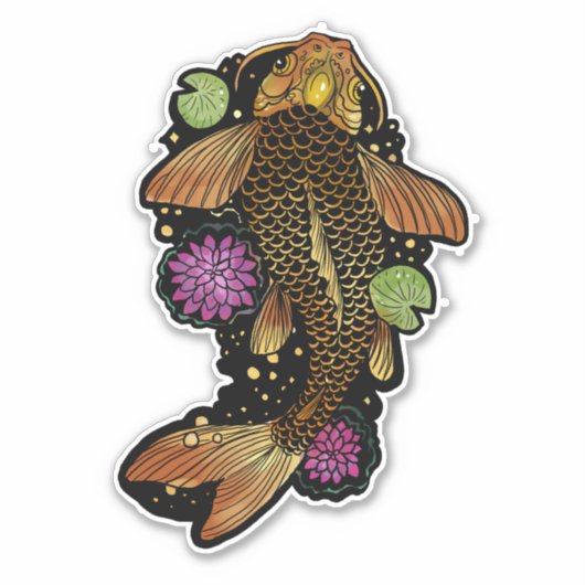 Sticker Koi Fish (Devant)