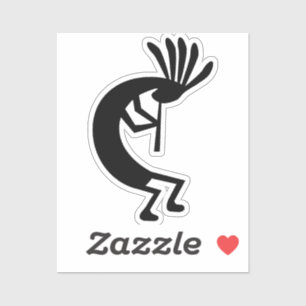 Sticker Kokopelli Silhouette Artisanat 2" Vinyl