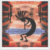 Sticker Kokopelli Sud-Ouest Desert Landscape 14" (Feuille)
