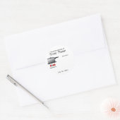 Sticker kookpotproduct op de kaas (Envelop)