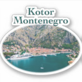 Sticker Kotor, Monténégro : Stari Grad (Devant)