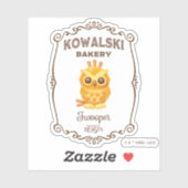 Sticker Kowalski Bakery Fwooper (Feuille)