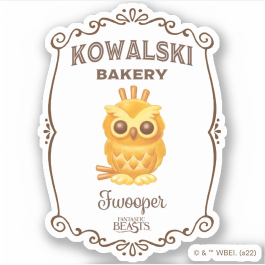 Sticker Kowalski Bakery Fwooper (Devant)