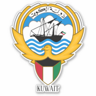Sticker Koweït National Emblem Patriotique