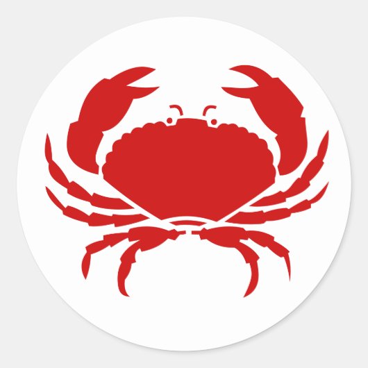 Sticker krab (Voorkant)