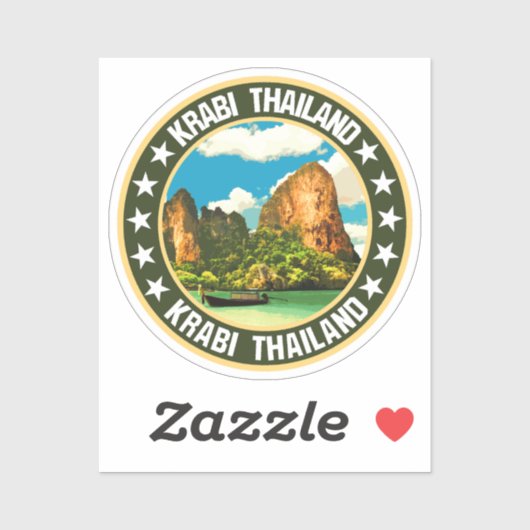 Sticker Krabi (Feuille)