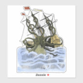 Sticker Kracken Transparent (Feuille)