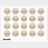 Sticker Kraft Lace First Holy Communion (Feuille)