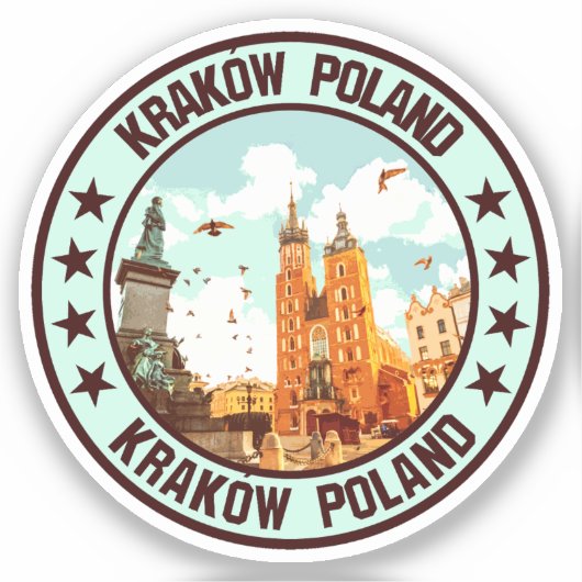 Sticker Kraków (Recto)