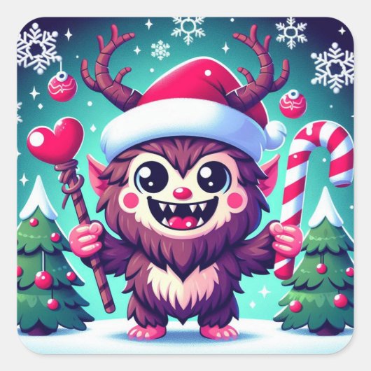 Sticker Krampus de Noël (Devant)