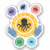 Sticker kratt sauvage (Devant)