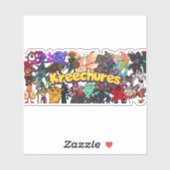 Sticker Kreechures-Deck 2 (Feuille)