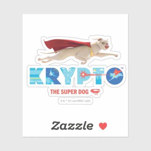 Sticker Krypto Le Super Chien (Feuille)