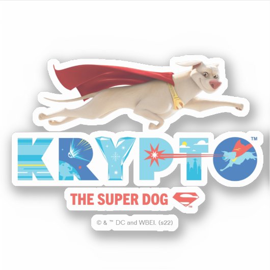 Sticker Krypto Le Super Chien (Devant)