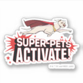 Sticker Krypto : Super-Animaux Activez ! (Devant)