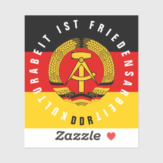 Sticker Kulturabeit ist Friedensarbeit (Feuille)