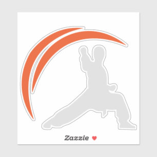 Sticker Kung Fu Wushu Martial Arts