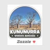 Sticker Kununurra, Australie occidentale (Feuille)