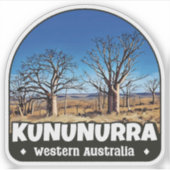 Sticker Kununurra, Australie occidentale (Devant)